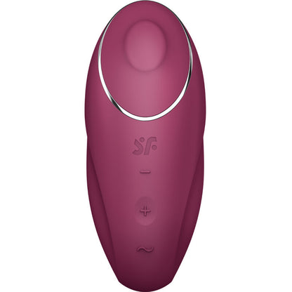 SATISFYER - TAP & CLIMAX 1 LAY-ON VIBRATOR RED - My naughty haven #