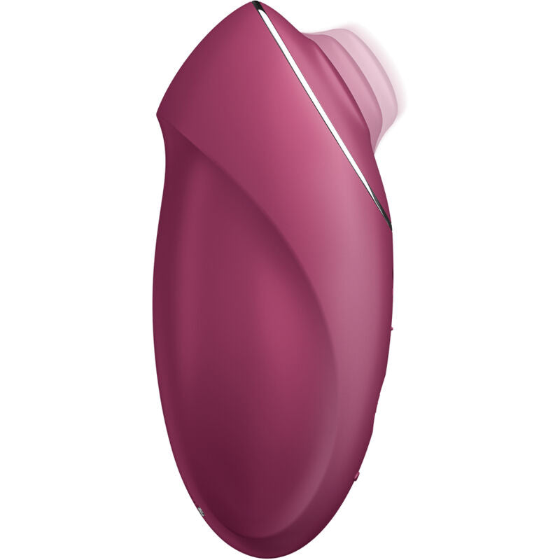 SATISFYER - TAP & CLIMAX 1 LAY-ON VIBRATOR RED - My naughty haven #