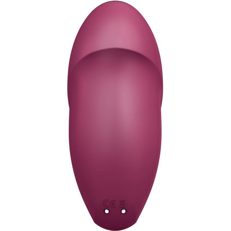 SATISFYER - TAP & CLIMAX 1 LAY-ON VIBRATOR RED - My naughty haven #