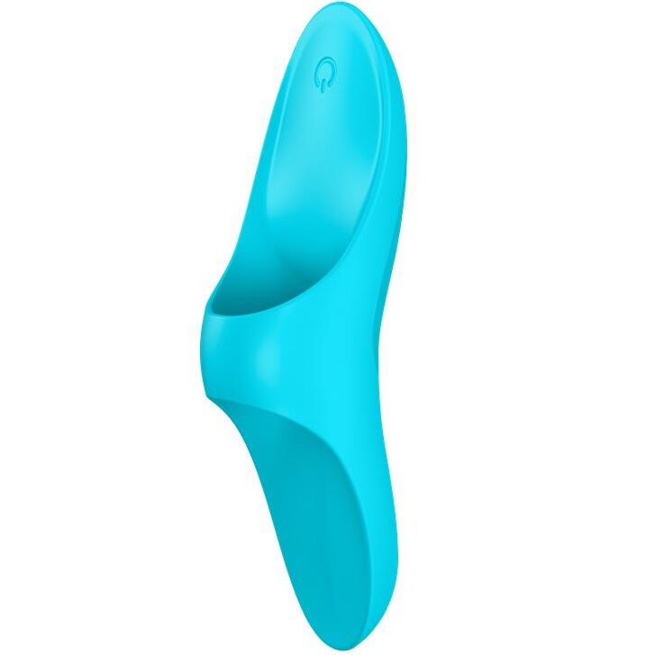 SATISFYER - TEASER FINGER VIBRATOR BLUE LIGHT - My naughty haven #