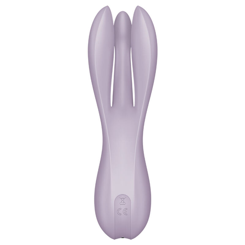 SATISFYER - THREESOME 2 VIBRATOR BLACK - My naughty haven #