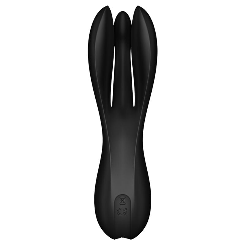 SATISFYER - THREESOME 2 VIBRATOR BLACK - My naughty haven #