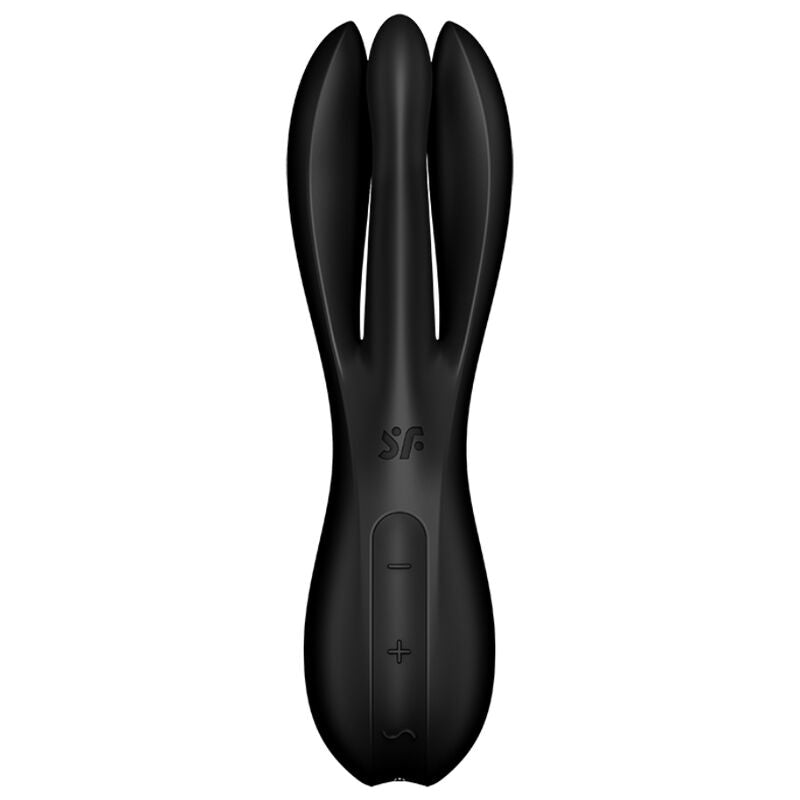SATISFYER - THREESOME 2 VIBRATOR BLACK - My naughty haven #