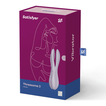 SATISFYER - THREESOME 2 VIBRATOR BLACK - My naughty haven #