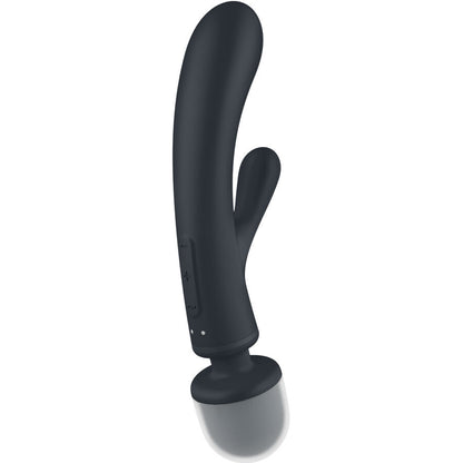 SATISFYER - TRIPLE LOVER RABBIT VIBRATOR MASSAGER PINK - My naughty haven #