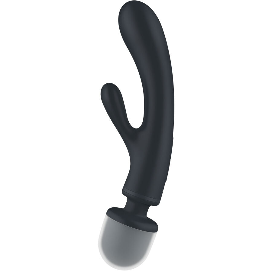 SATISFYER - TRIPLE LOVER RABBIT VIBRATOR MASSAGER PINK - My naughty haven #