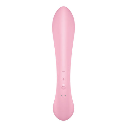 SATISFYER - TRIPLE OH HYBRID VIBRATION PINK - My naughty haven #