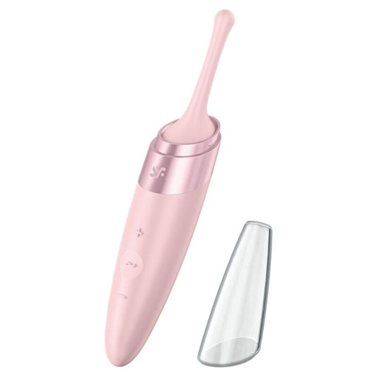 SATISFYER - TWIRLING DELIGHT CLIT TIP VIBRATOR PINK - My naughty haven #
