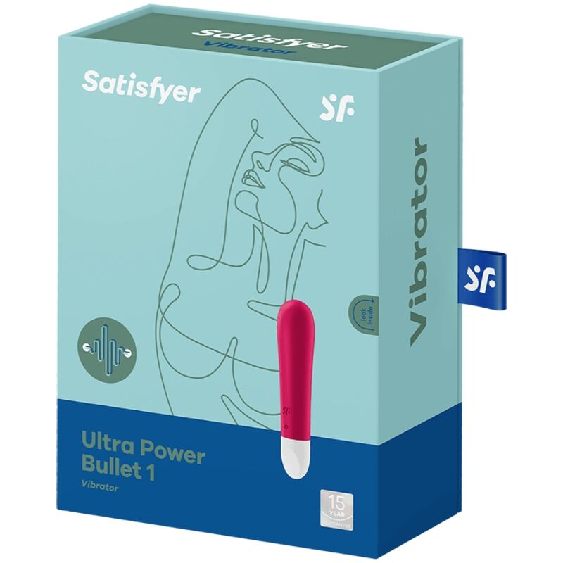 SATISFYER - ULTRA POWER BULLET 1 RED - My naughty haven #
