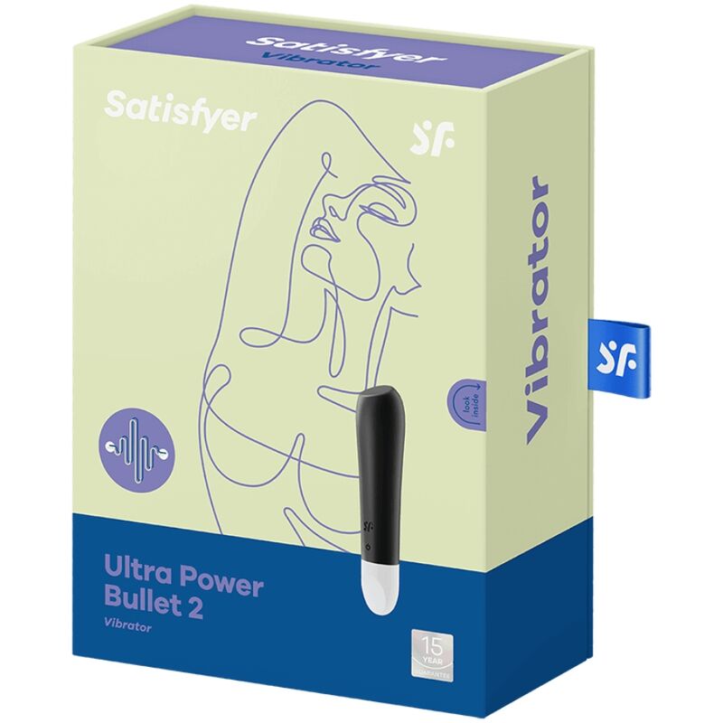 SATISFYER - ULTRA POWER BULLET 2 BLACK - My naughty haven #