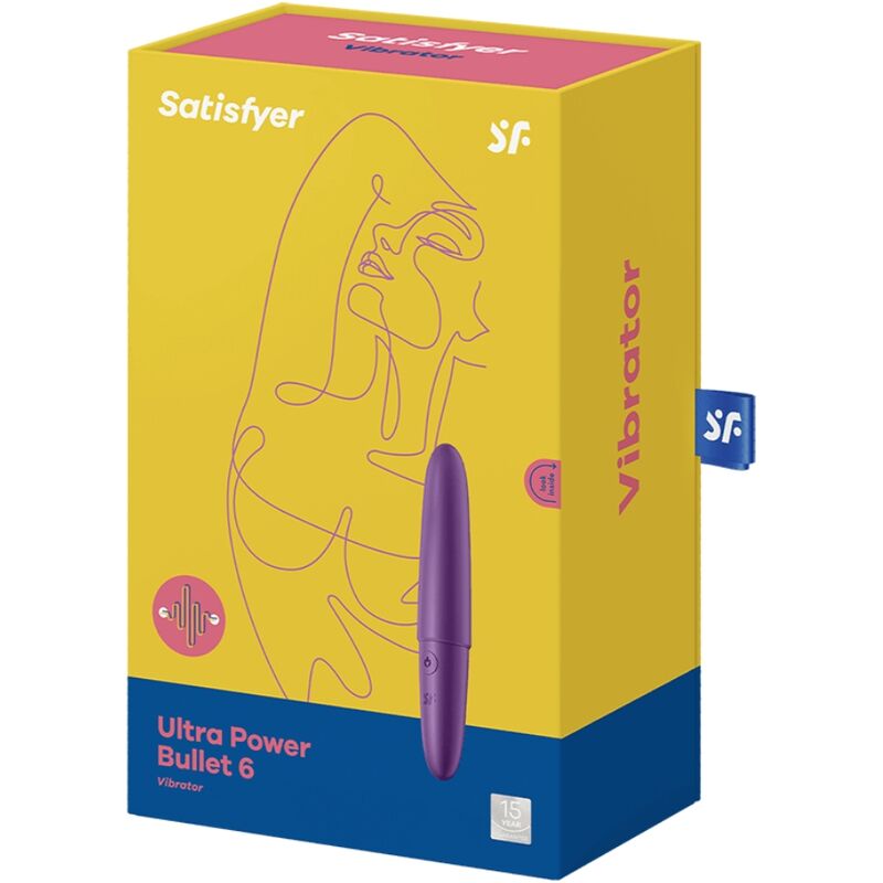 SATISFYER - ULTRA POWER BULLET 6 PURPLE - My naughty haven #