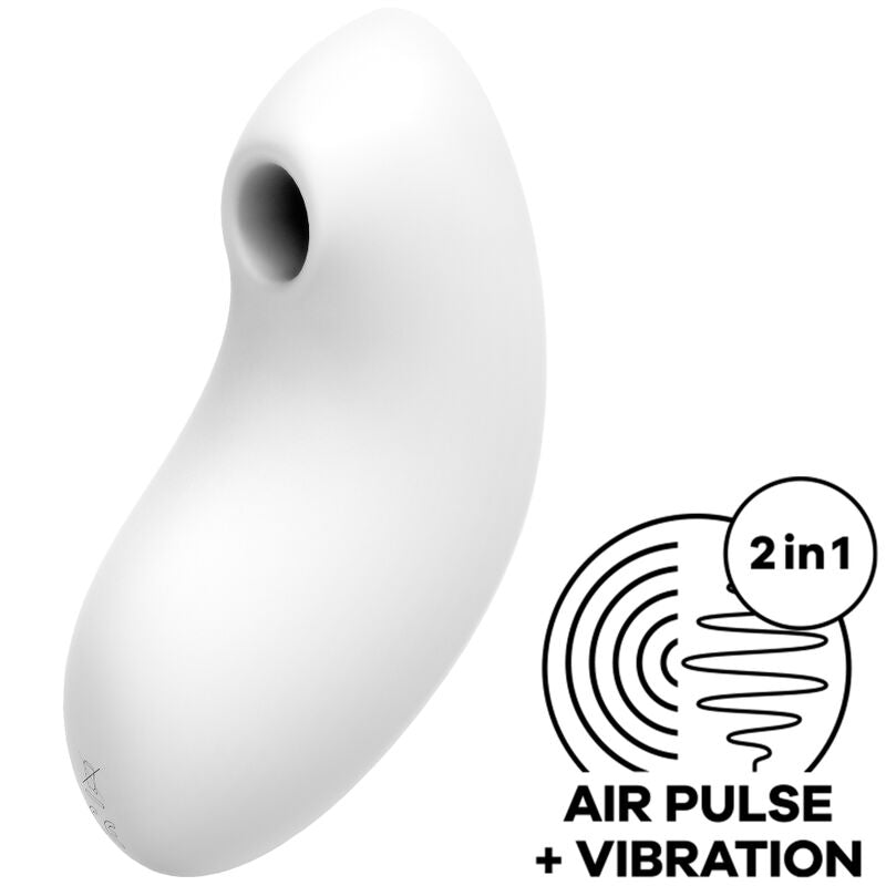 SATISFYER - VULVA LOVER 2 AIR PULSE STIMULATOR & VIBRATOR BLUE - My naughty haven #