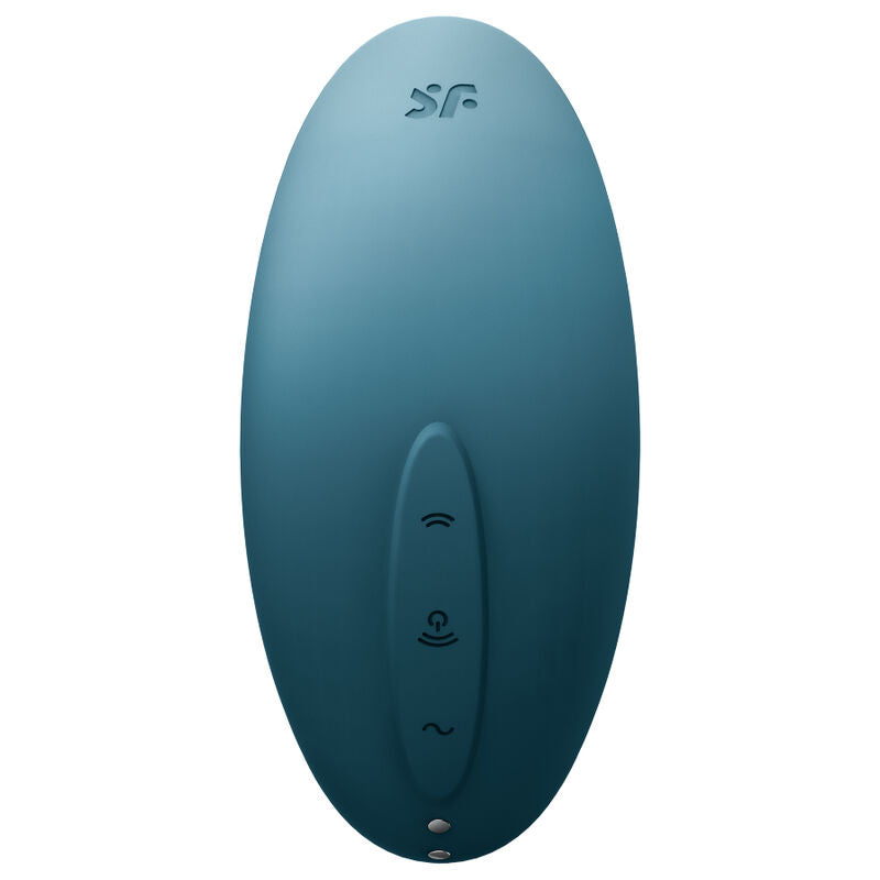 SATISFYER - VULVA LOVER 2 AIR PULSE STIMULATOR & VIBRATOR BLUE - My naughty haven #