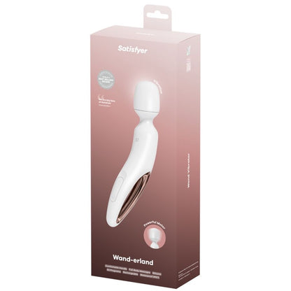 SATISFYER - WAND ERLAND VIBRATING MASSAGER WHITE - My naughty haven #