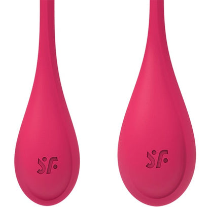 SATISFYER - YONI POWER 1 TRAINING SET RED - My naughty haven #