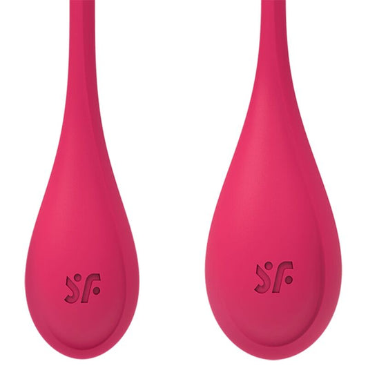 SATISFYER - YONI POWER 1 TRAINING SET RED - My naughty haven #