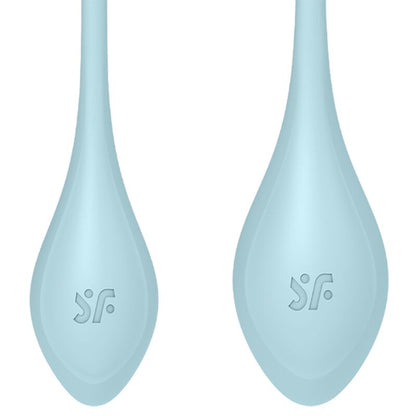 SATISFYER - YONI POWER 2 TRAINING SET BLUE - My naughty haven #