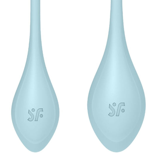 SATISFYER - YONI POWER 2 TRAINING SET BLUE - My naughty haven #