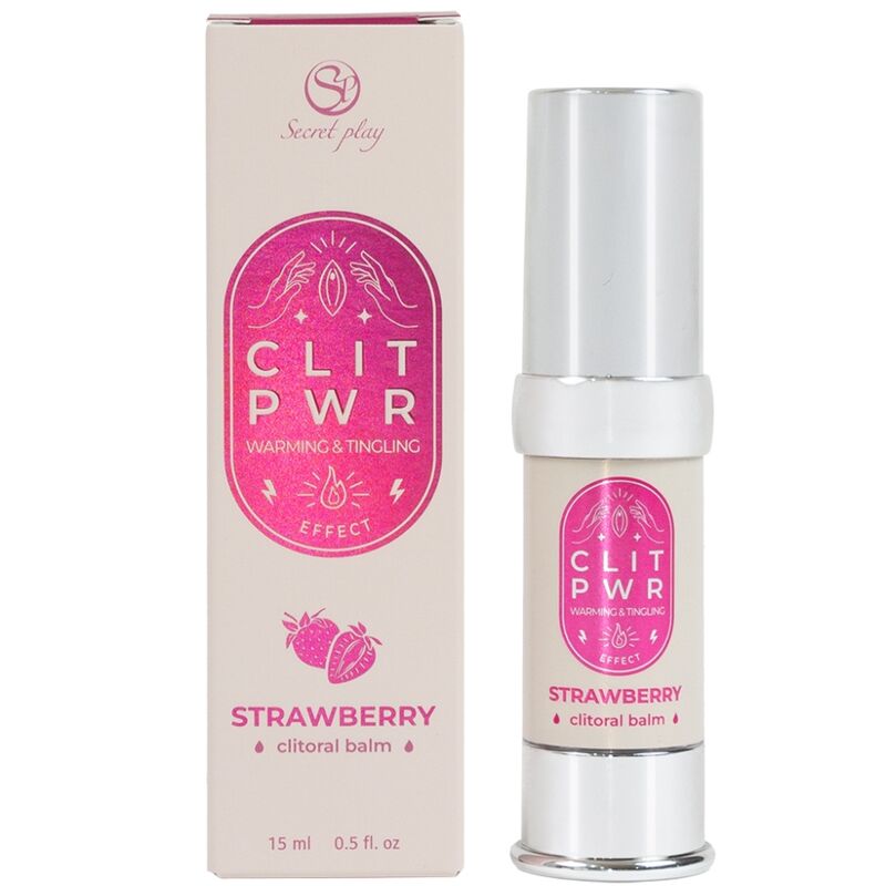 SECRET PLAY - CLIT PWR STRAWBERRY CLITORIS BALM - My naughty haven #