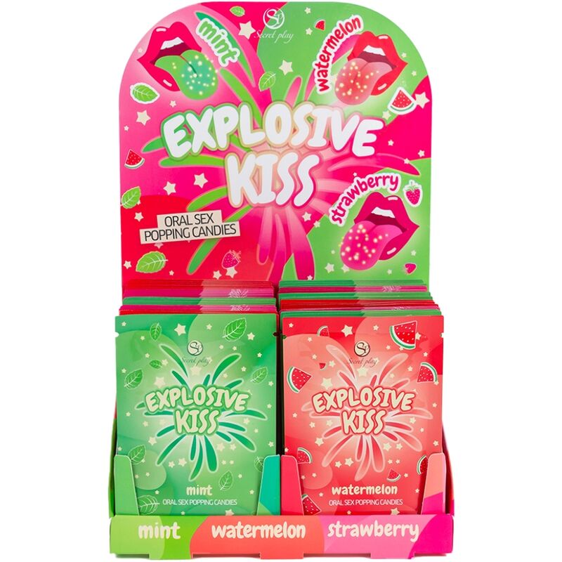 SECRET PLAY - EXPLOSIVE CANDY DISPLAY (48 UNITS) - My naughty haven #