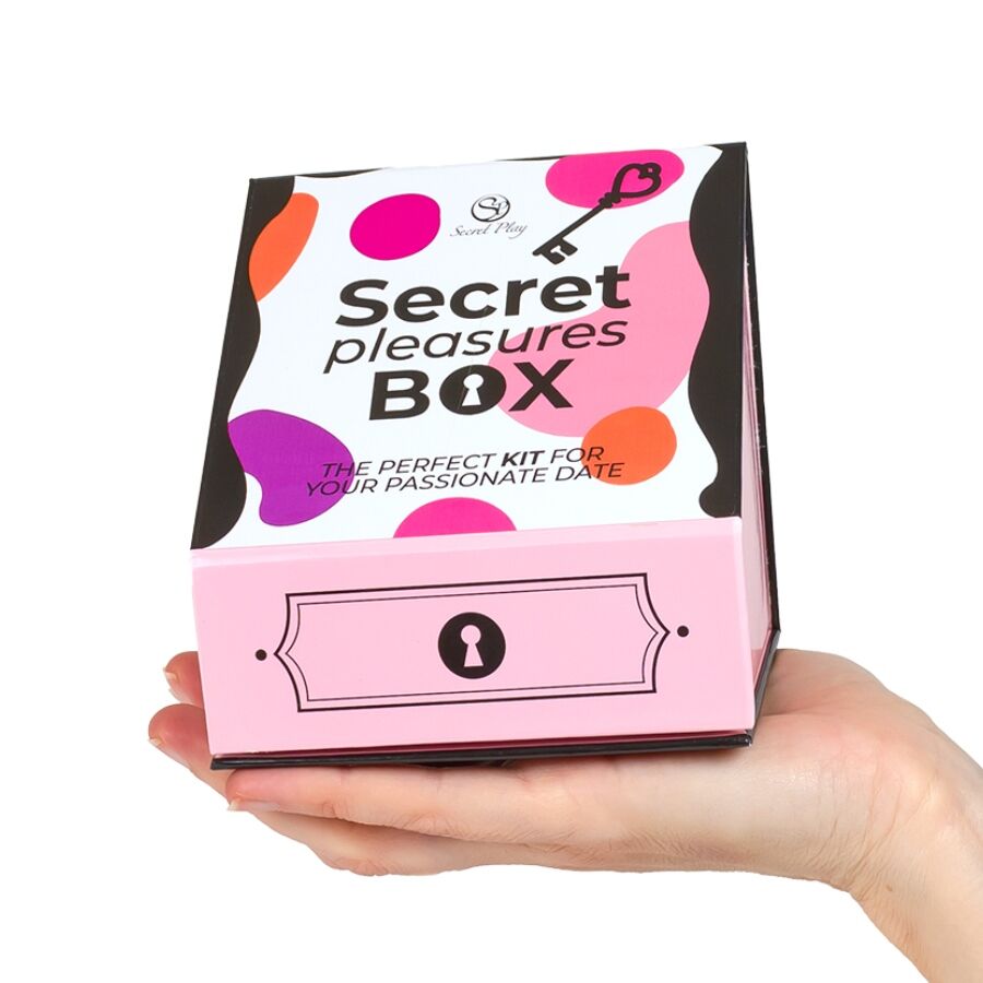 SECRET PLAY - PLEASURES BOX FOR COUPLES: DICE + VIBRATING BULLET + FEATHER PEN - My naughty haven #