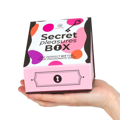 SECRET PLAY - PLEASURES BOX FOR COUPLES: DICE + VIBRATING BULLET + FEATHER PEN - My naughty haven #