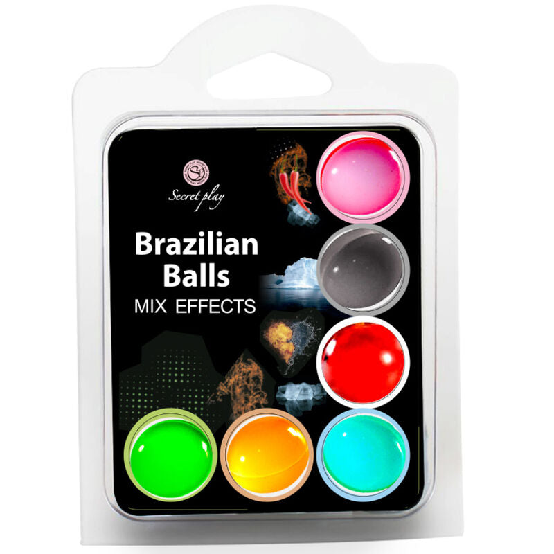 SECRET PLAY SET 6 BRAZILIAN BALLS MIX EFFECT - My naughty haven #