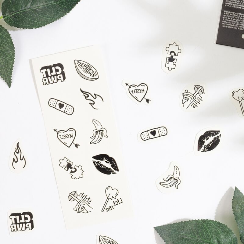 SECRET PLAY - SET OF 10 CANDY COLLECTION TEMPORARY TATTOOS - My naughty haven #
