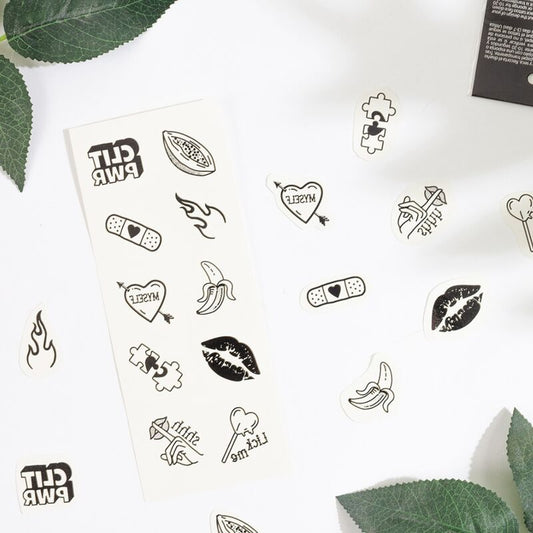 SECRET PLAY - SET OF 10 CANDY COLLECTION TEMPORARY TATTOOS - My naughty haven #