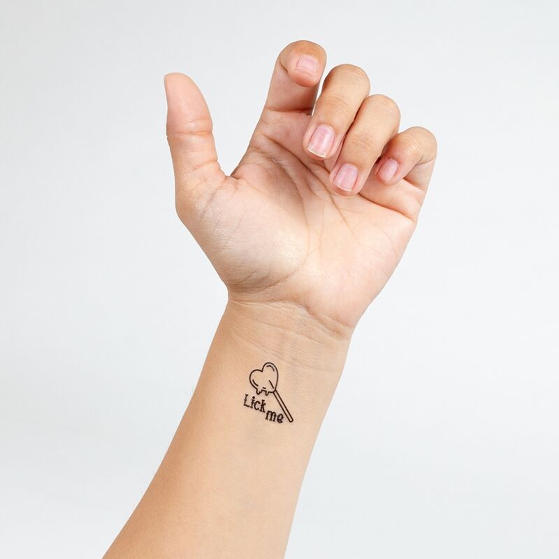 SECRET PLAY - SET OF 10 CANDY COLLECTION TEMPORARY TATTOOS - My naughty haven #