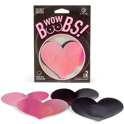 SECRET PLAY - WOW BOOBS! HEART NIPPLE COVERS - My naughty haven #
