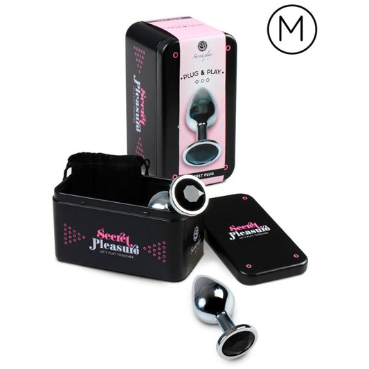 SECRETPLAY - ANAL PLUG BLACK M - My naughty haven #