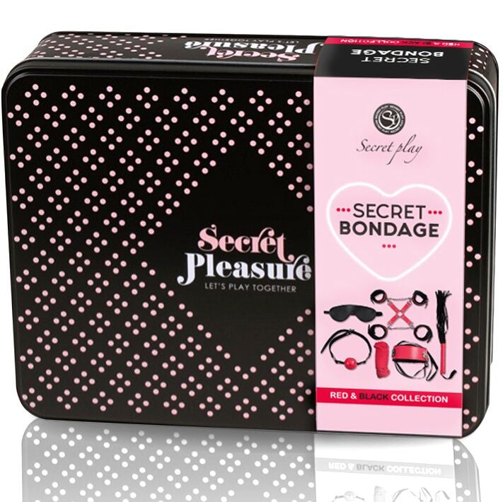 SECRETPLAY - BDSM SET 6 PCS RED COLLECTION - My naughty haven #