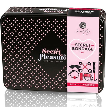 SECRETPLAY - BDSM SET 6 PCS RED COLLECTION - My naughty haven #