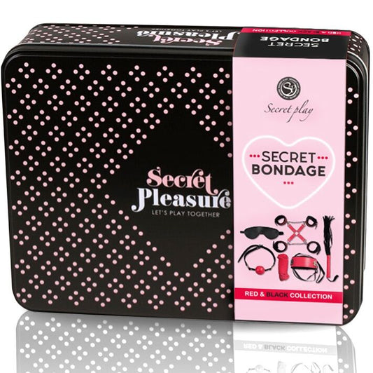 SECRETPLAY - BDSM SET 6 PCS RED COLLECTION - My naughty haven #