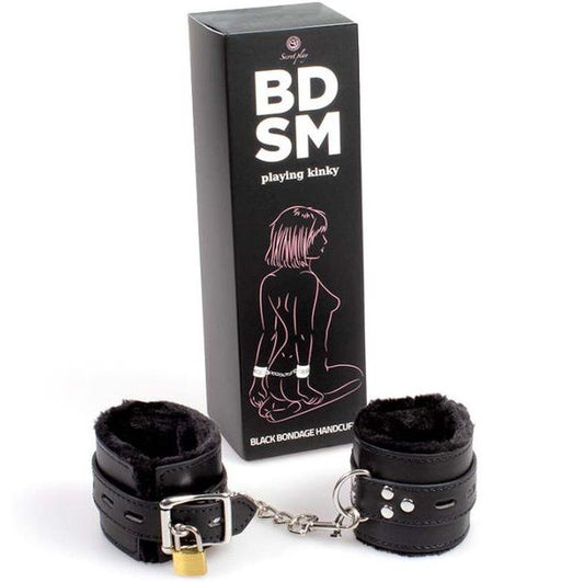 SECRETPLAY - BLACK BONDAGE HANDCUFFS BDSM COLLECTION - My naughty haven #