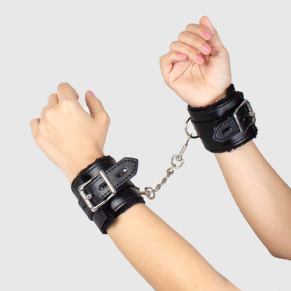 SECRETPLAY - BLACK BONDAGE HANDCUFFS BDSM COLLECTION - My naughty haven #