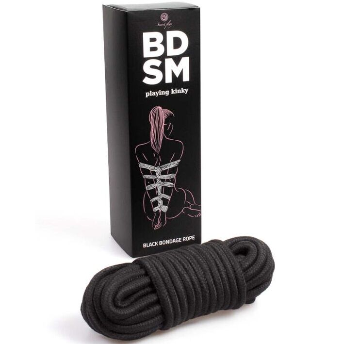 SECRETPLAY - BLACK BONDAGE ROPE BDSM COLLECTION - My naughty haven #