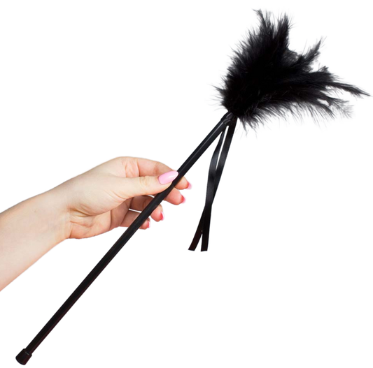 SECRETPLAY - BLACK FEATHERS 40 CM - My naughty haven #