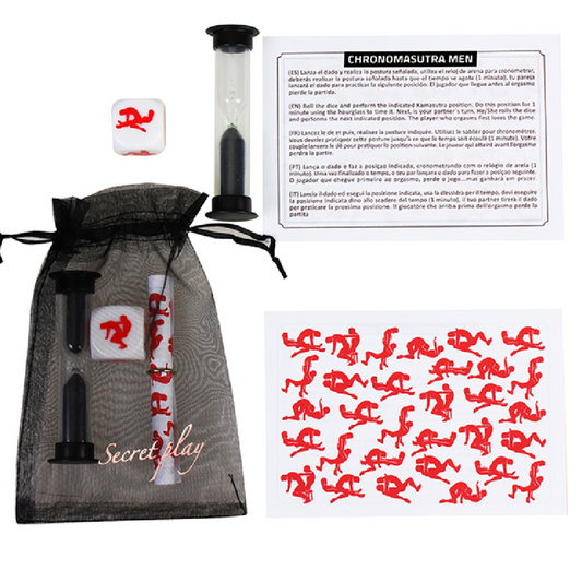 SECRETPLAY - ГЕЙ КОМПЛЕКТ ЗА CHRONOMASUTRA PLAY (ES/EN/IT/PT/FR)