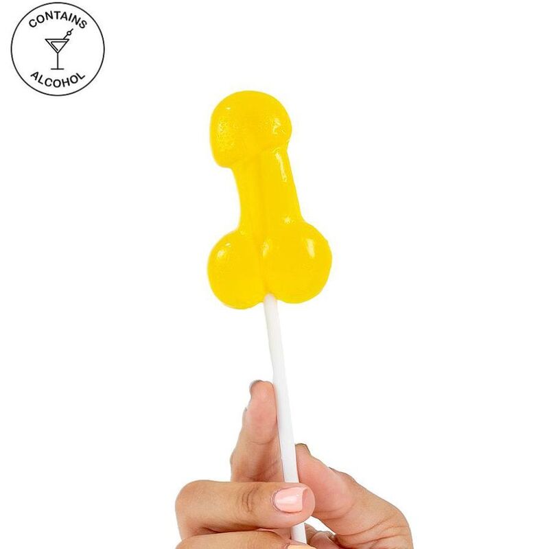SECRETPLAY - COCK LOLLIPOP WITH ALCOHOL PINEAPPLE COLADA - My naughty haven #
