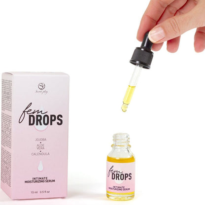 SECRETPLAY - FEM DROPS INTIMATE MOISTURIZING SERUM 15 ML - My naughty haven #