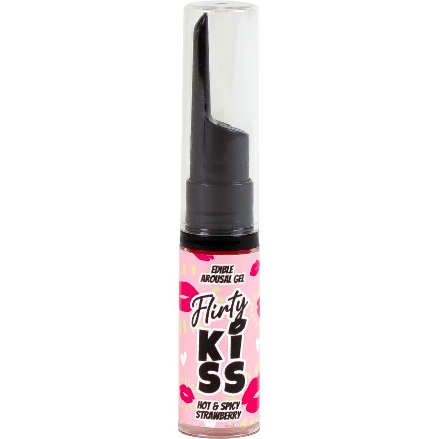 SECRETPLAY - FLIRTY KISS GELS WITH ORAL SEX EFFECTS STRAWBERRY & MINT 2 x 8 GR - My naughty haven #