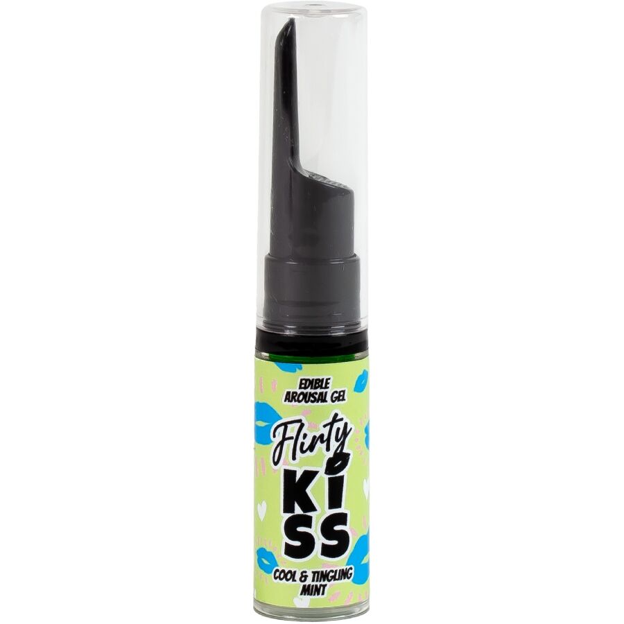 SECRETPLAY - FLIRTY KISS GELS WITH ORAL SEX EFFECTS STRAWBERRY & MINT 2 x 8 GR - My naughty haven #