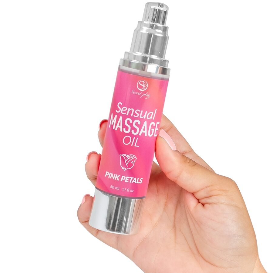 SECRETPLAY - PINK PETALS MASSAGE OIL - My naughty haven #