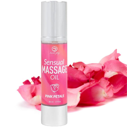 SECRETPLAY - PINK PETALS MASSAGE OIL - My naughty haven #