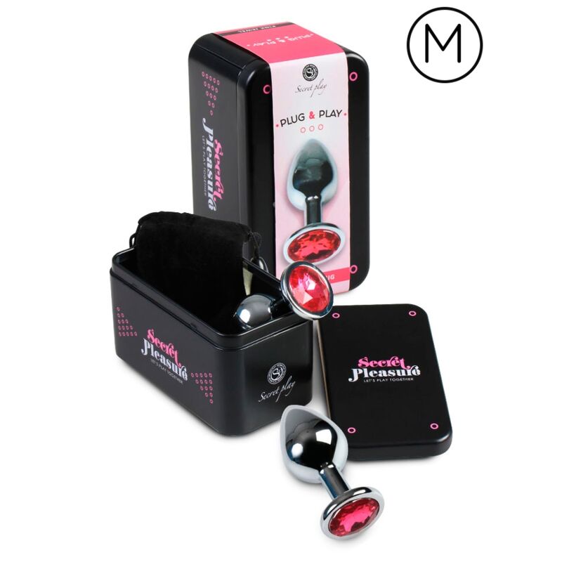 SECRETPLAY - PLUG ANAL FUCHSIA 8 CM - My naughty haven #