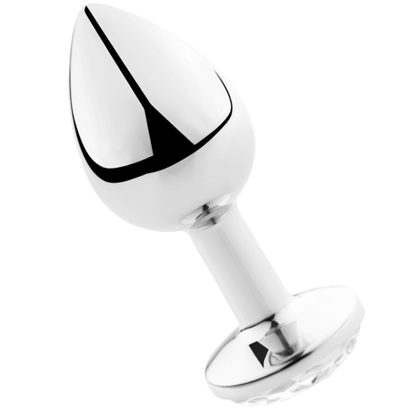 SECRETPLAY - PLUG ANAL TRANSPARENT ALUMINUM 7CM - My naughty haven #