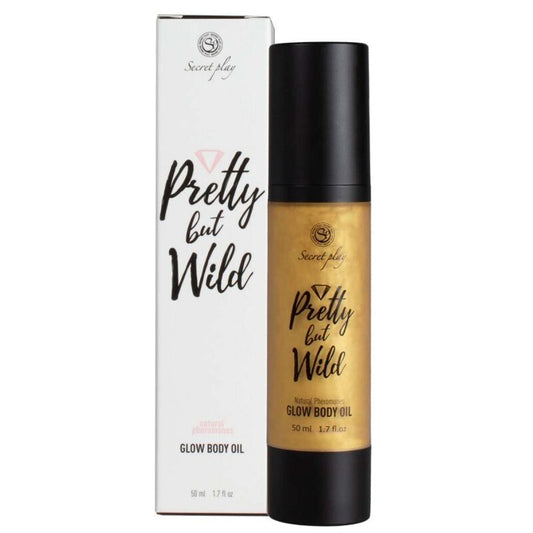 SECRETPLAY - PRETTY BUT WILD GLOW BODY OIL 50 ML - My naughty haven #