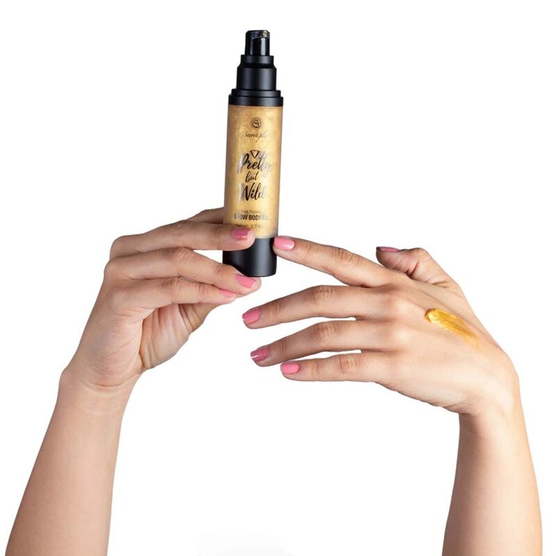 SECRETPLAY - PRETTY BUT WILD GLOW BODY OIL 50 ML - My naughty haven #